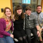 Karen, Lauren, Tyler, and Davis at the dedication