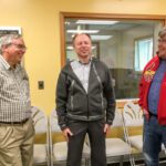 Dennis Bookey, Kevin Fimon, Jerry Steiger chat