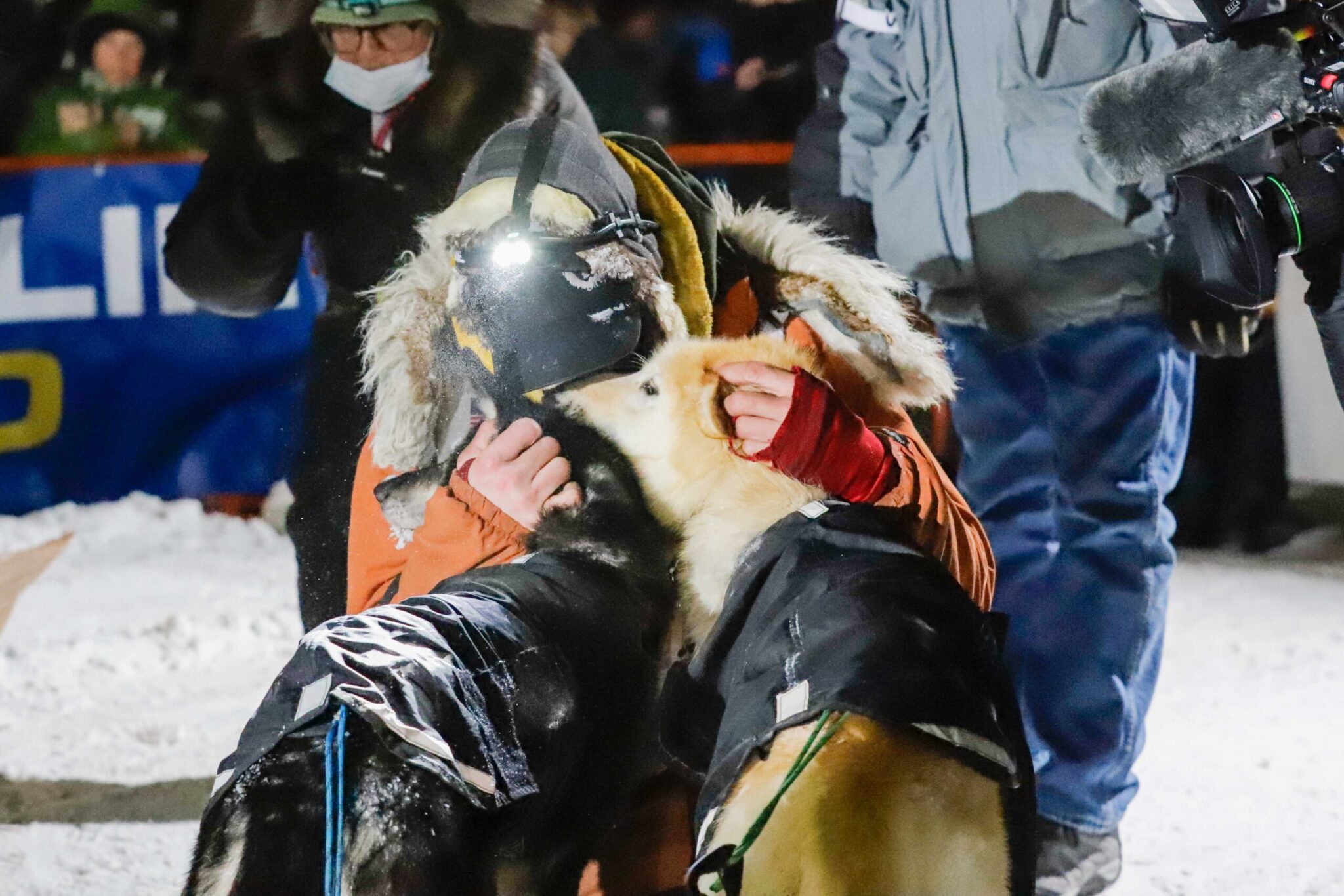 a crying musher