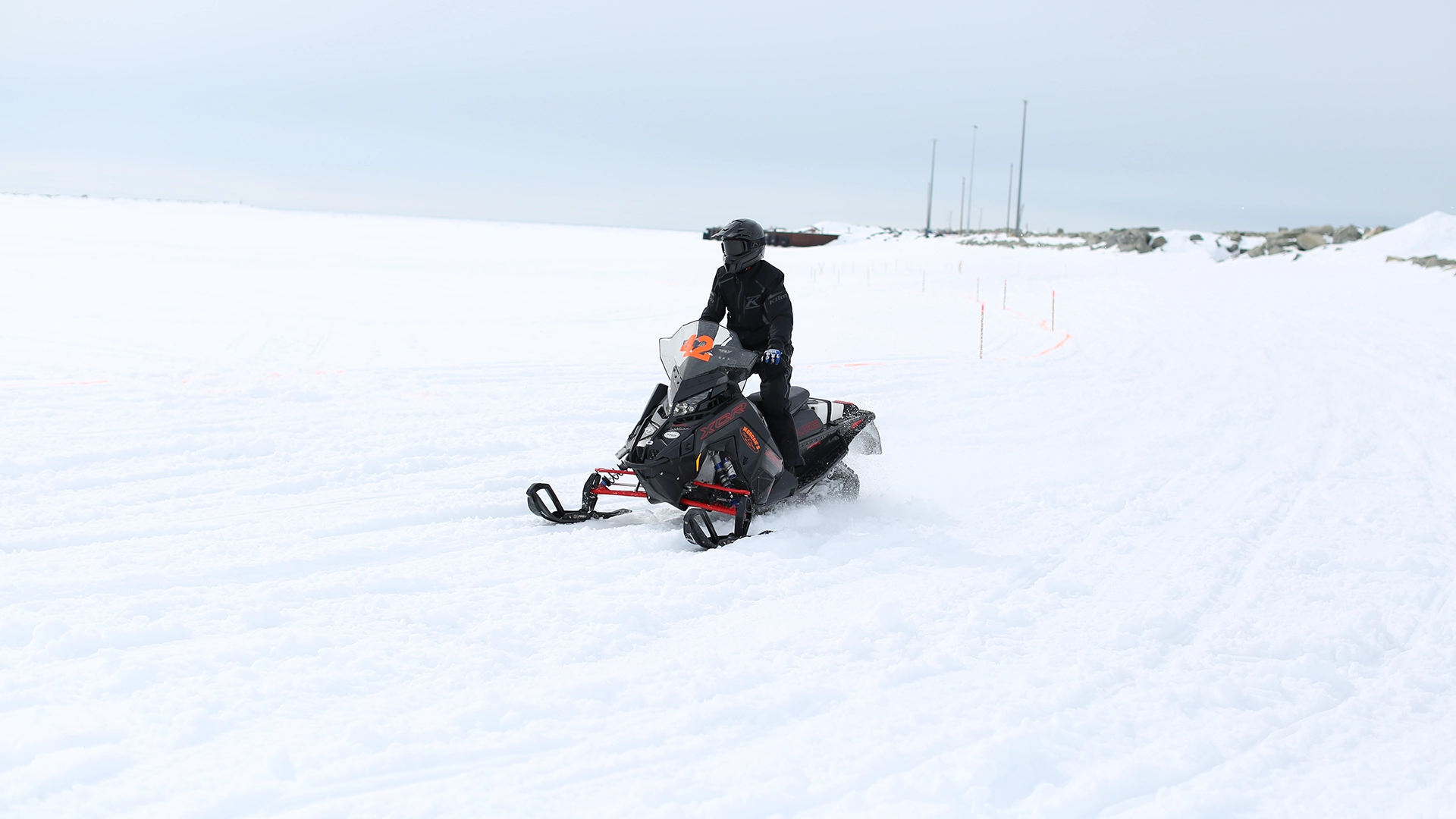 The 2024 Cannonball Run snowmachine race. Photo courtesy of Taylor Booth.