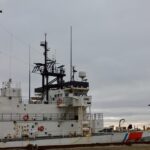 US Coast Guard Cutter Alex Haley stopped in Nome near the end of its seasonal operations in the Arctic.