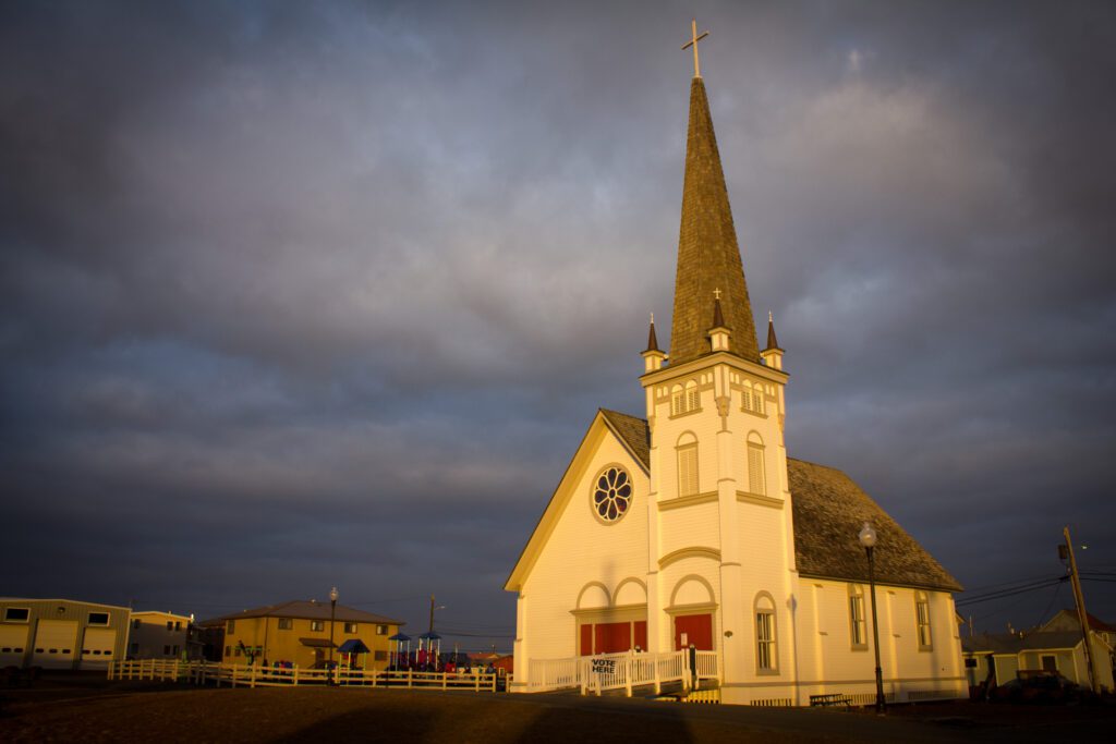 Old St. Joe's on election day