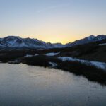 A mountain sunset on the Kougarok road. (Photo: Maddie Winchester, KNOM)