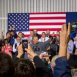 Snapping photos of Obama, Kotzebue