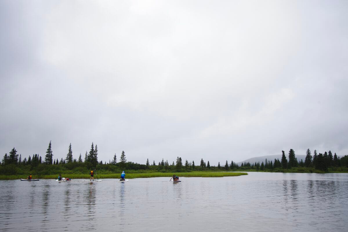 Campers at Camp CRAVE enjoy an afternoon float. Ben Townsend photo.