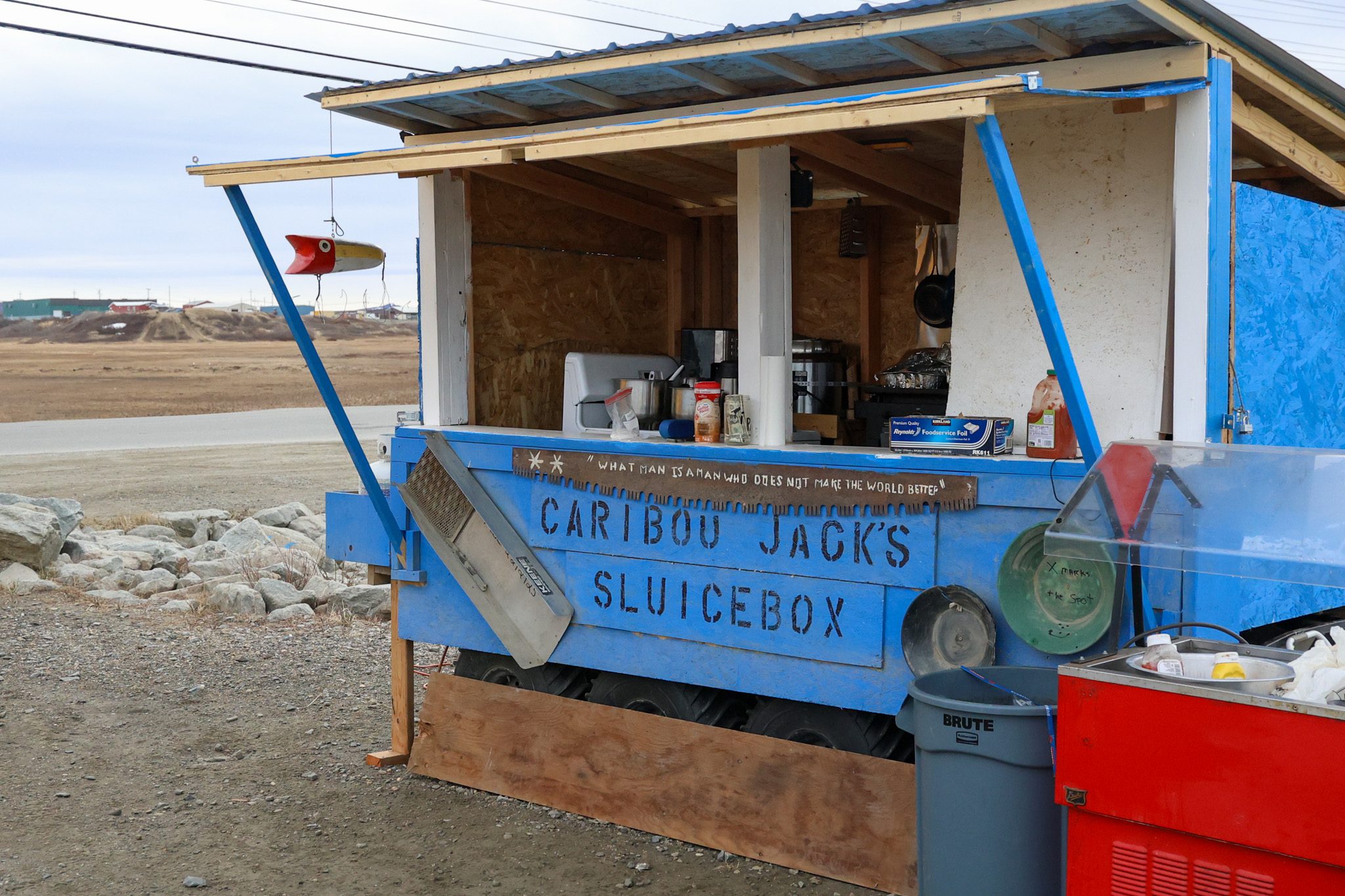 IMG_5631 Caribou Jack's Sluicebox open for breakfast. Wali Rana photo.