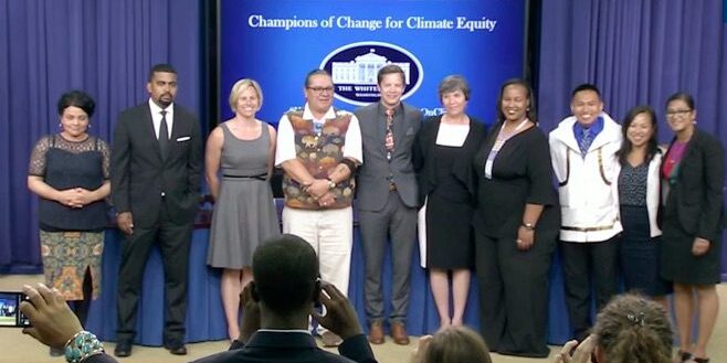 Esau Sinnok Recognized as Champion of Change for Climate Equity | KNOM Radio Mission