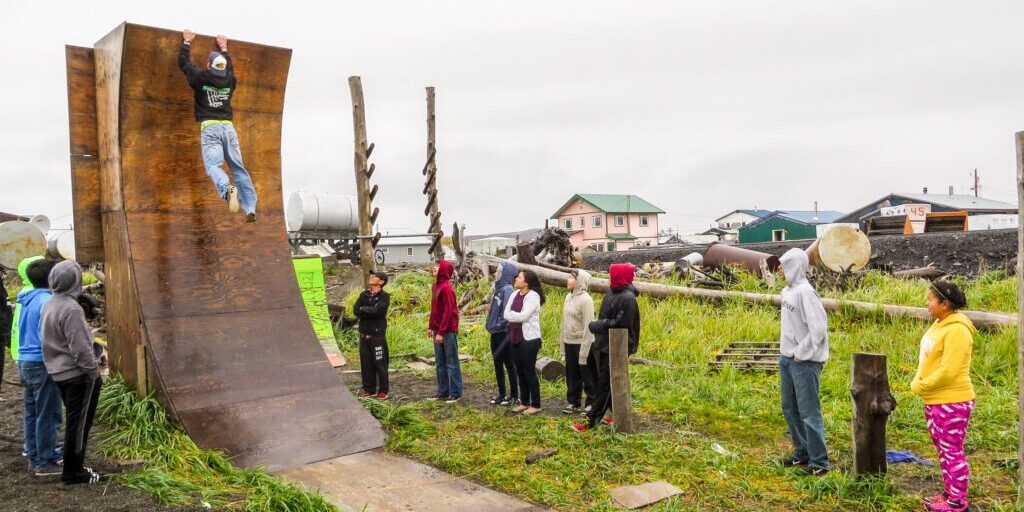 Youth leadership retreat, Unalakleet