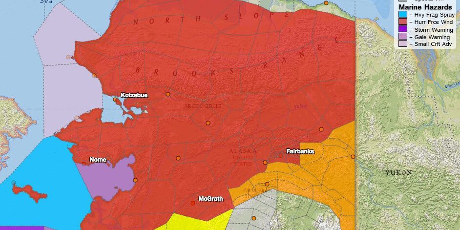 Western Alaska Blizzard May Bring Flooding