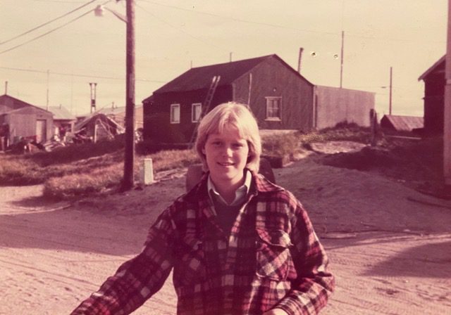 Genét Simone poses for a photo in the village of Shishmaref in 1984. Photo courtesy of Genét Simone. 