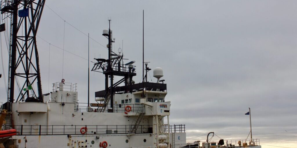 US Coast Guard Cutter Alex Haley stopped in Nome near the end of its seasonal operations in the Arctic.