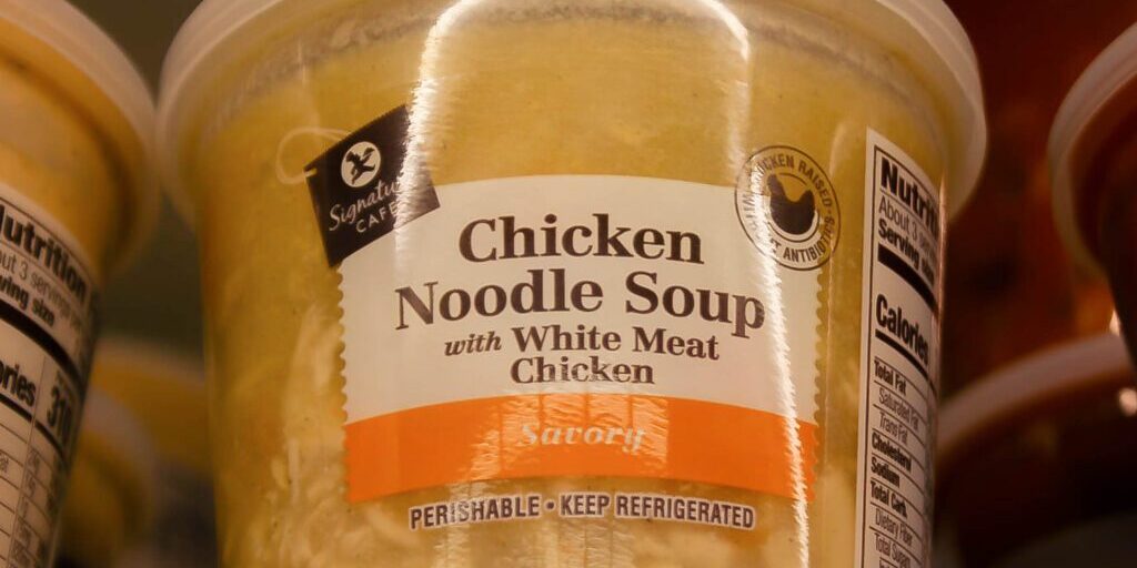 Some stores in Alaska have received soups incorrectly labeled as "gluten-free"; the USDA recommends gluten sensitive individuals check their labels.