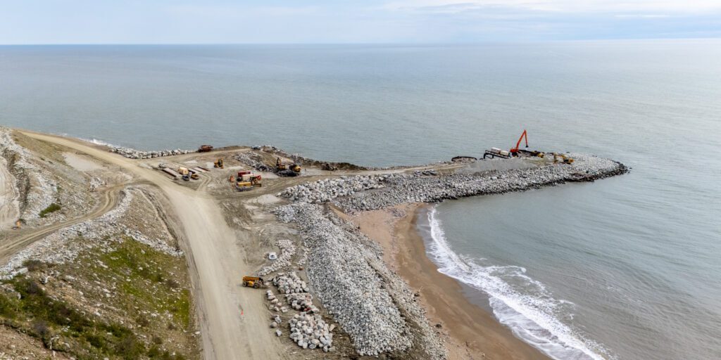 Sound Quarry on the tip of Cape Nome. Ben Townsend photo.