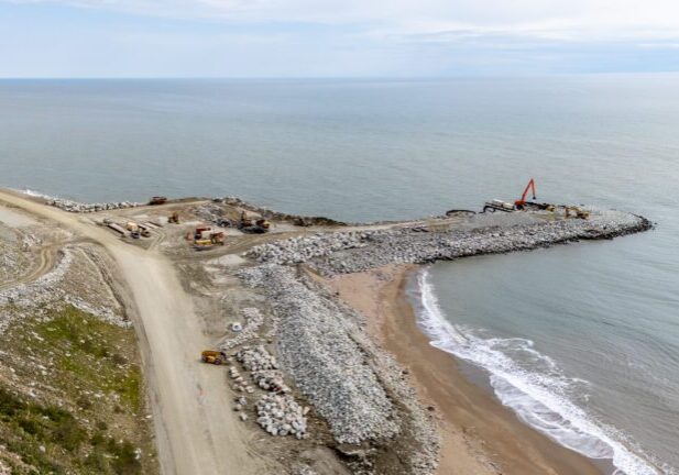 Sound Quarry on the tip of Cape Nome. Ben Townsend photo.