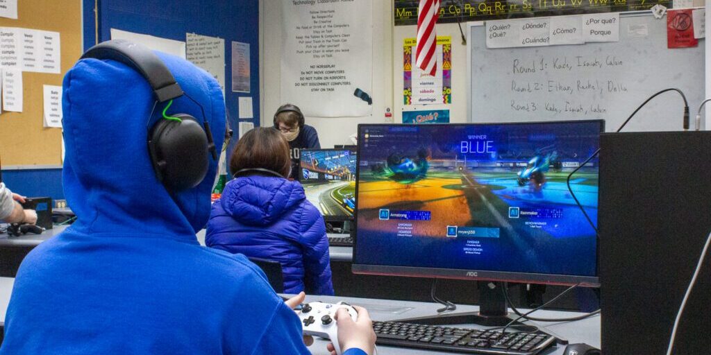 Nome-Beltz E-Sports Team Competes in Final Match