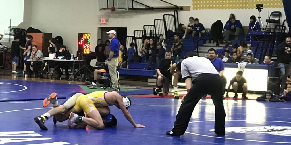 Multiple Wins for the Nanooks at Only Home Wrestling Meet of the Season | KNOM Radio Mission