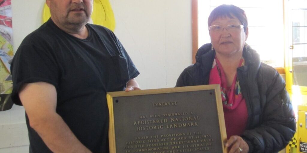 Plaque Commemorating Prehistoric Site As National Landmark Returns to Shaktoolik | KNOM Radio Mission