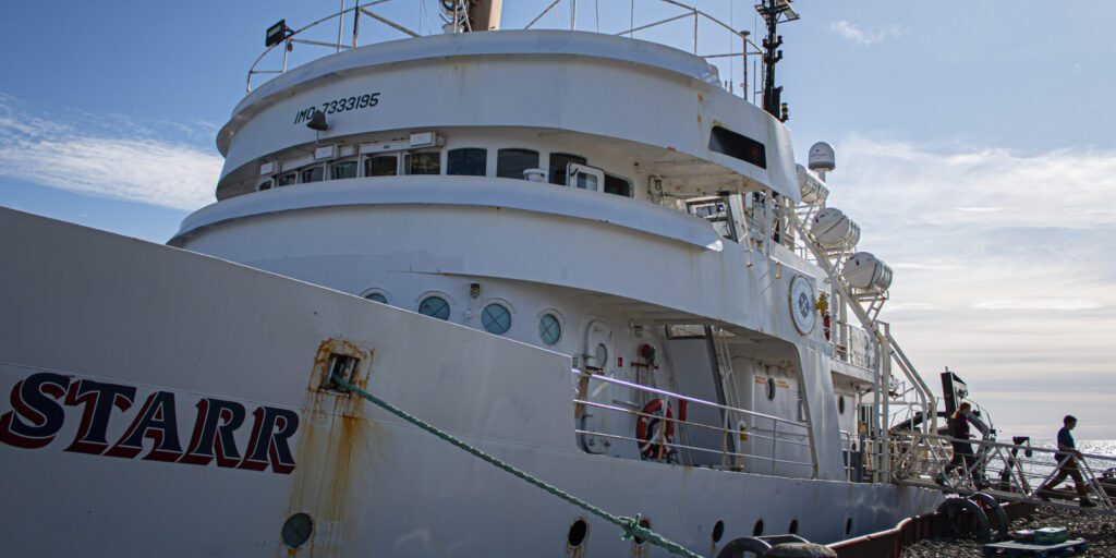 Onboard A Docked NOAA Research Vessel: Ocean Starr | KNOM Radio Mission