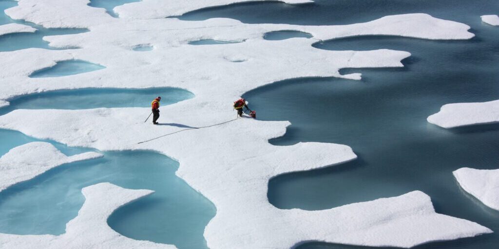 On July 12, 2011, crew from the U.S. Coast Guard Cutter Healy
retrieved a canister dropped by parachute from a C-130, which brought
supplies for some mid-mission fixes.
The ICESCAPE mission, or "Impacts of Climate on Ecosystems and
Chemistry of the Arctic Pacific Environment," is a NASA
shipborne investigation to study how changing conditions in the Arctic
affect the ocean's chemistry and ecosystems. The bulk of the research
took place in the Beaufort and Chukchi seas in summer 2010 and 2011.
Credit: NASA/Kathryn Hansen

<b><a>NASA image use policy.</a></b>

<b><a href="http://www.nasa.gov/centers/goddard/home/index.html" rel="nofollow">NASA Goddard Space Flight Center</a></b> enables NASA’s mission through four scientific endeavors: Earth Science, Heliophysics, Solar System Exploration, and Astrophysics. Goddard plays a leading role in NASA’s accomplishments by contributing compelling scientific knowledge to advance the Agency’s mission.

<b>Follow us on <a href="http://twitter.com/NASA_GoddardPix" rel="nofollow">Twitter</a></b>

<b>Like us on <a href="http://www.facebook.com/pages/Greenbelt-MD/NASA-Goddard/395013845897?ref=tsd" rel="nofollow">Facebook</a></b>

<b>Find us on <a href="http://instagrid.me/nasagoddard/?vm=grid" rel="nofollow">Instagram</a></b>