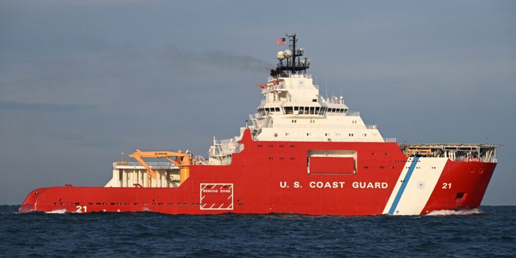 The future Coast Guard Cutter Storis near Tampa, FL on December 10, 2024. USCG photo. 