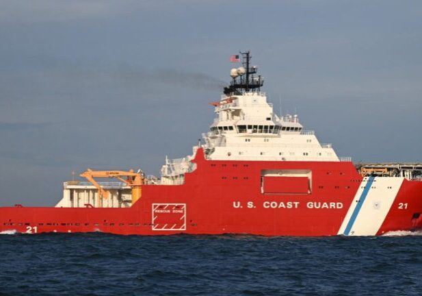 The future Coast Guard Cutter Storis near Tampa, FL on December 10, 2024. USCG photo. 