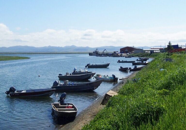 Unalakleet in the summer. KNOM file photo.